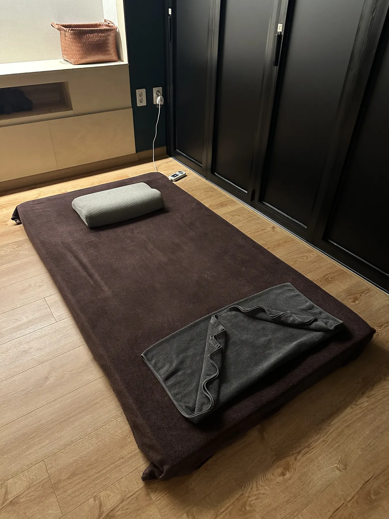 treatment bed at Prada Spa Gwangalli, Busan