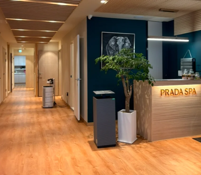 Actual reception at Prada Spa Gwangalli